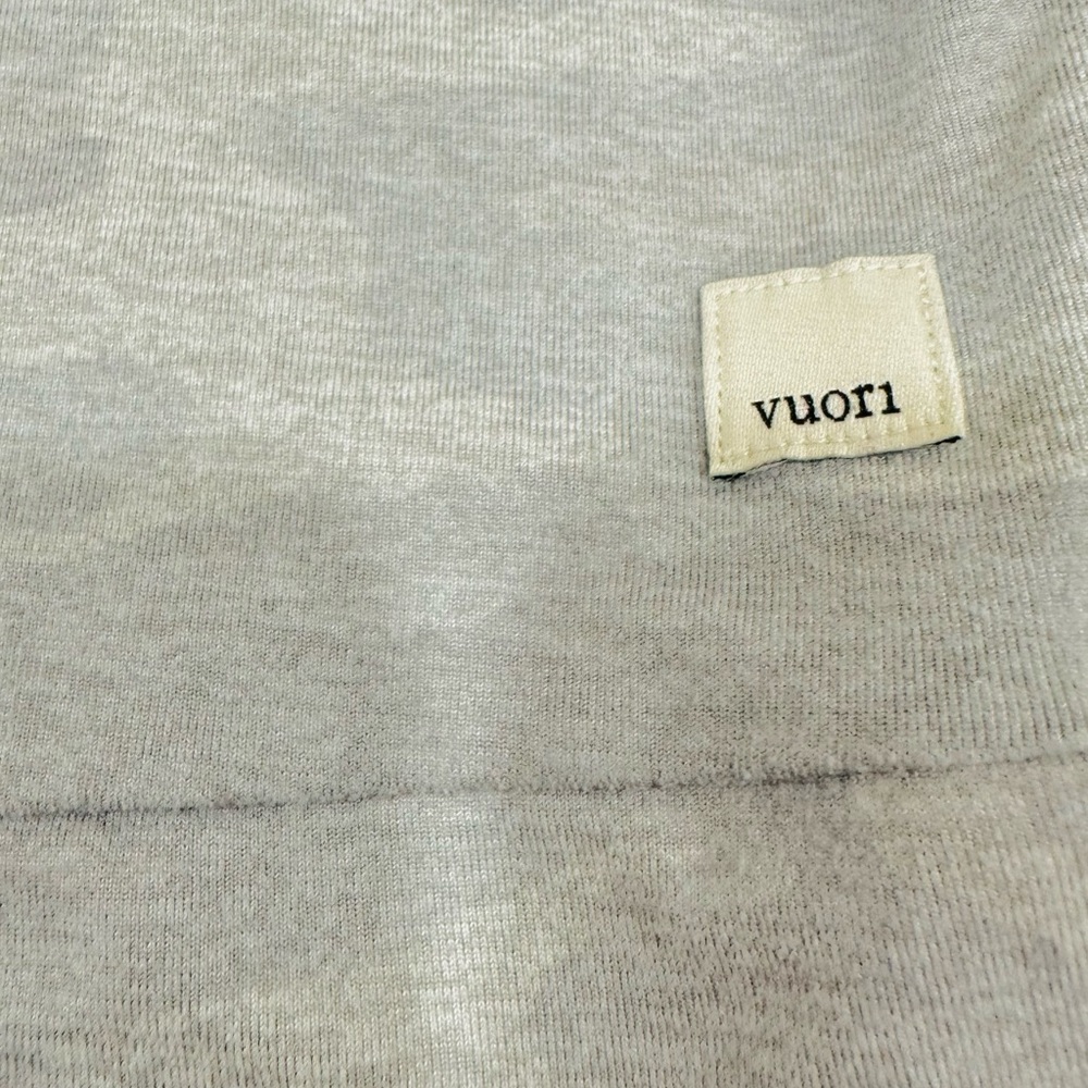 Vuori Hoodie Women Small Halo Essential VW226 Gray Camo Drawstring Top Soft Logo - Picture 8 of 9
